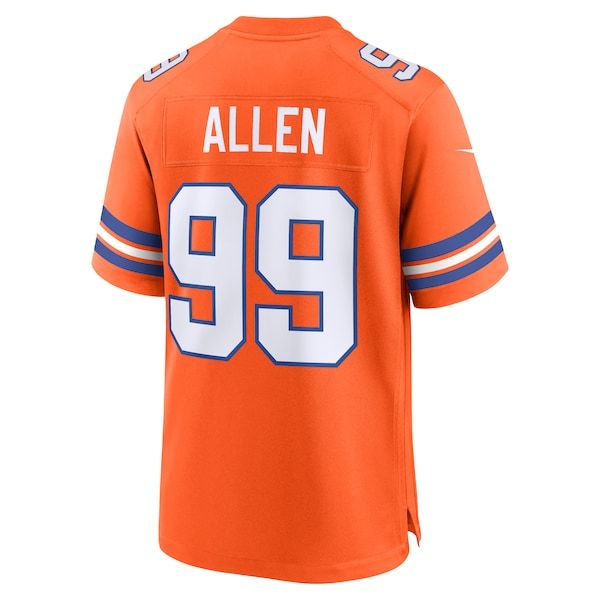Denver Broncos Zach Allen Alternate Game Jersey - Orange