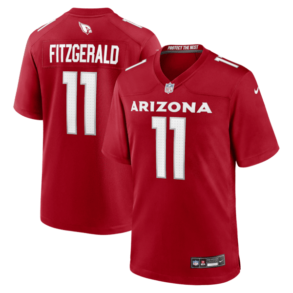 Arizona Cardinals Larry Fitzgerald Team Retired Game Jersey - Cardinal
