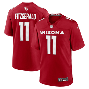 Arizona Cardinals Larry Fitzgerald Team Retired Game Jersey - Cardinal
