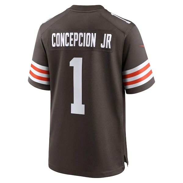 Cleveland Browns KC Concepcion 2026 Draft First Round Pick No. 24 Game Jersey - Brown