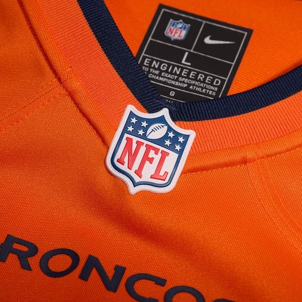 Denver Broncos Custom Game Jersey - Orange