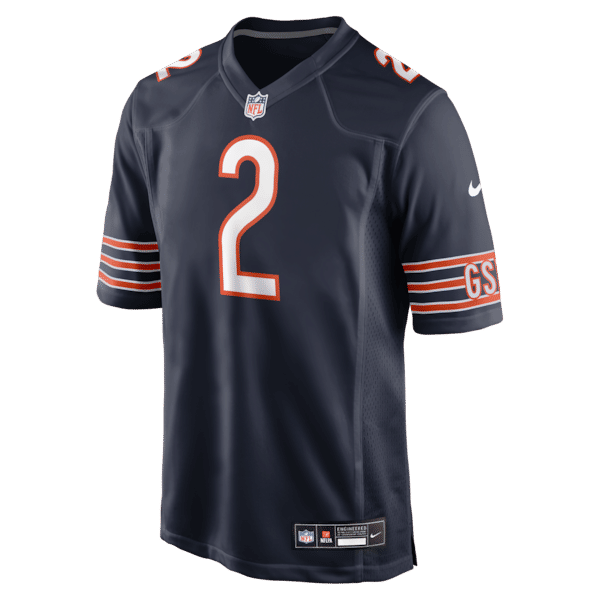 Chicago Bears Coby Bryant Team Game Jersey - Navy