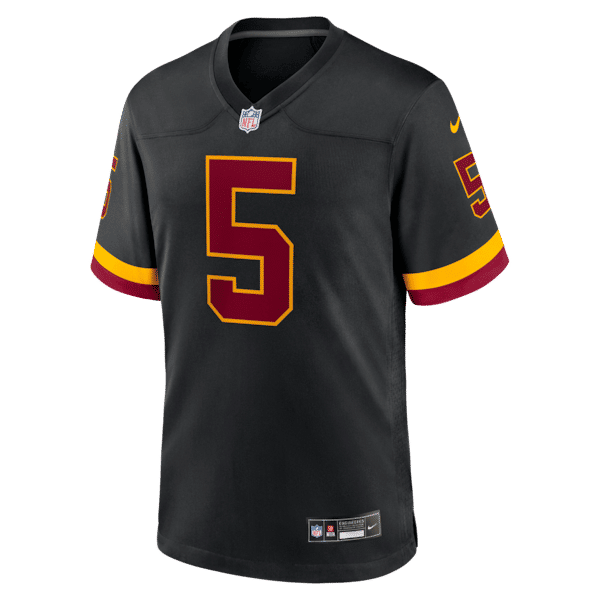 Washington Commanders Jayden Daniels Alternate Game Jersey - Black