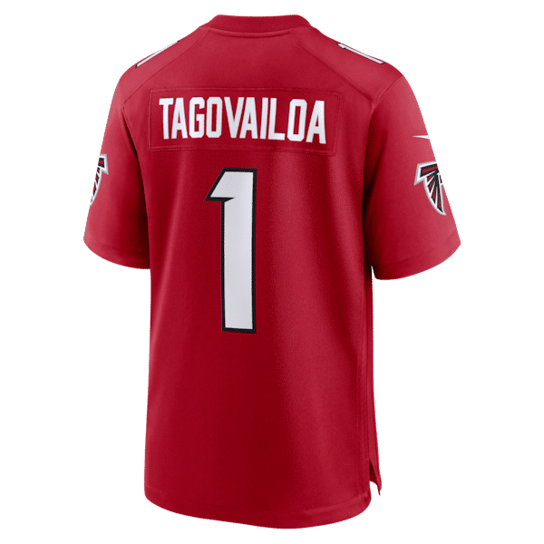 Atlanta Falcons Tua Tagovailoa Game Jersey - Red