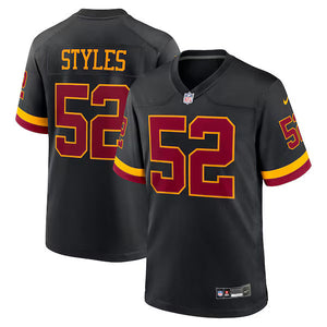 Washington Commanders Sonny Styles Game Player Jersey - Black