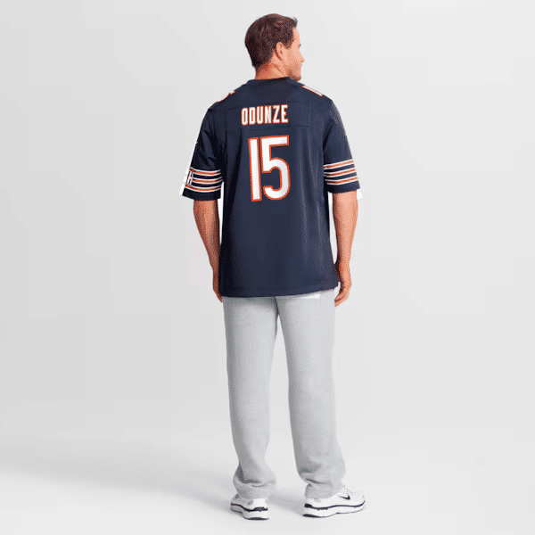 Chicago Bears Rome Odunze Game Jersey - Navy