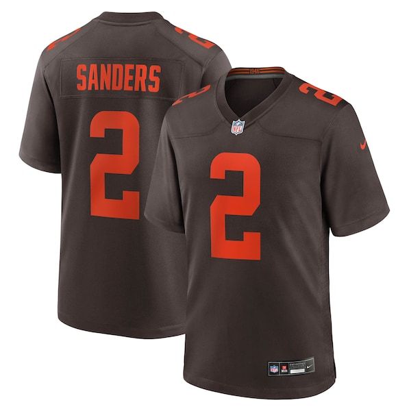 Cleveland Browns Shedeur Sanders Alternate Game Jersey - Brown
