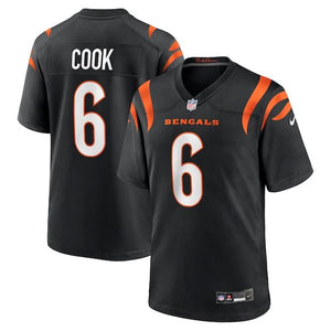 Cincinnati Bengals Bryan Cook Game Jersey - Black