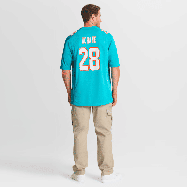 Miami Dolphins De'Von Achane Game Jersey - Aqua