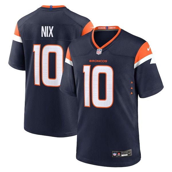 Denver Broncos Bo Nix Alternate Game Jersey - Navy