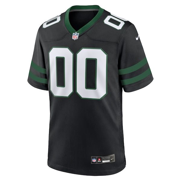 New York Jets Alternate Custom Game Jersey - Legacy Black