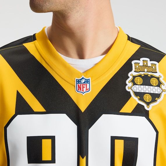 Pittsburgh Steelers Alternate 1933 Throwback Game Custom Jersey - Gold