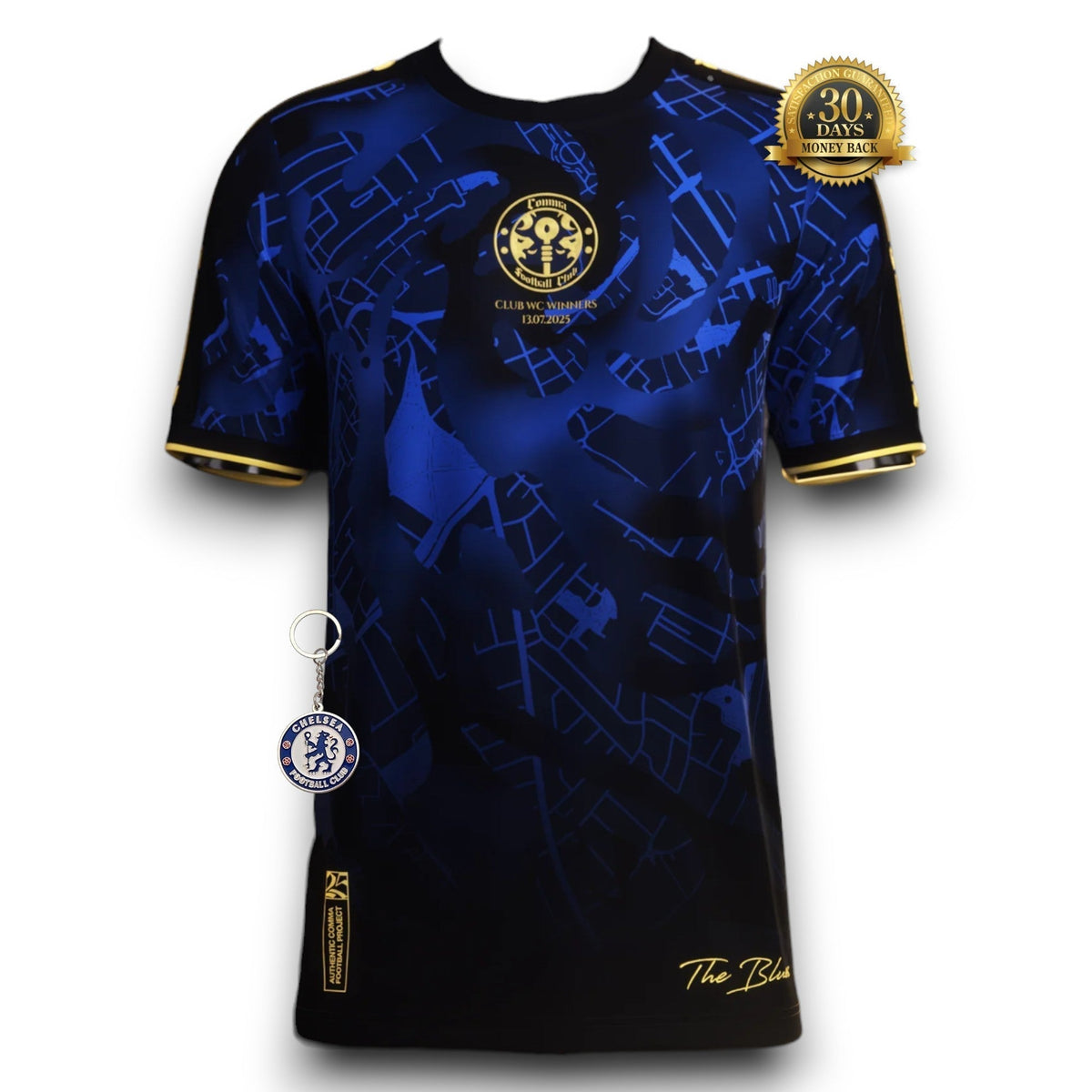 CHELSEA 25 BLUES CLUB WINNERS WORLD CUP JERSEY