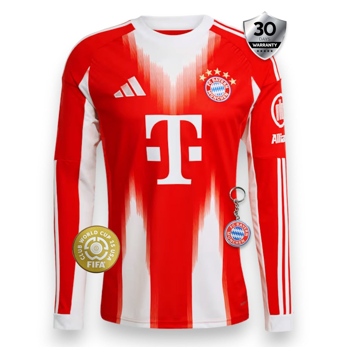 BAYERN MUNICH 25/26 HOME LONG SLEEVE JERSEY