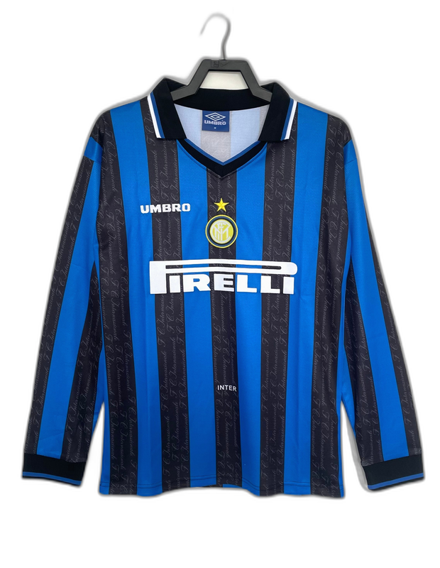 INTER MILAN 97/98 RETRO HOME LONG SLEEVE JERSEY