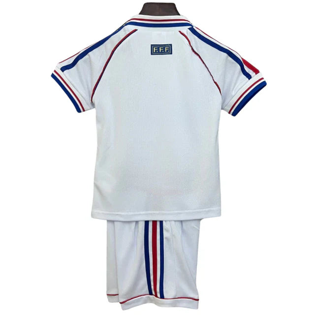 FRANCE 98 RETRO AWAY KIDS WORLD CUP KIT