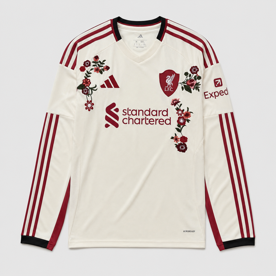 LIVERPOOL 25/26 AWAY EMBROIDERED LONG SLEEVE JERSEY