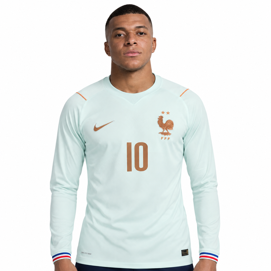 FRANCE 26 AWAY LONG SLEEVE JERSEY MBAPPÉ #10