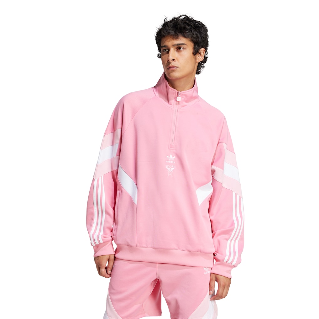 INTER MIAMI LIGHT PINK CULTUREWEAR COLLECTION HALF-ZIP TOP JERSEY
