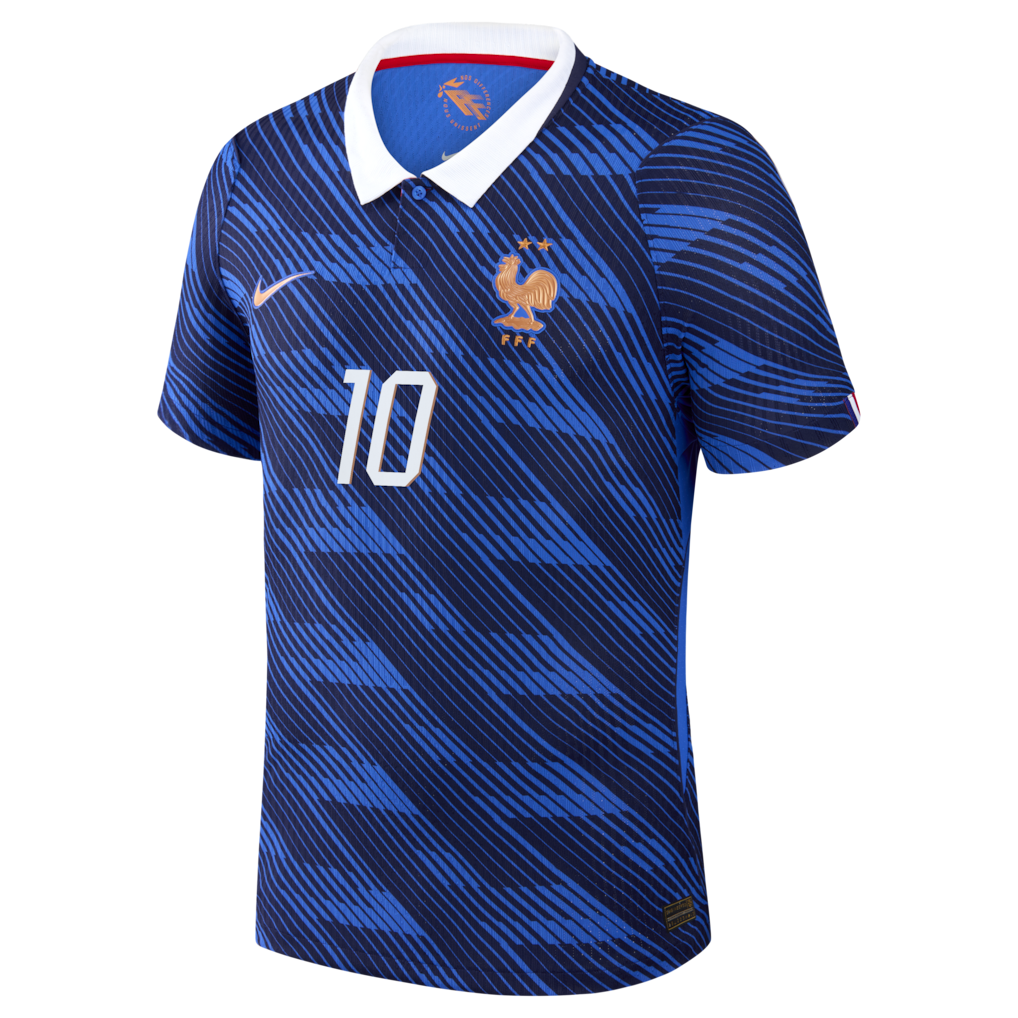 FRANCE 26 HOME WORLD CUP JERSEY MBAPPÉ #10