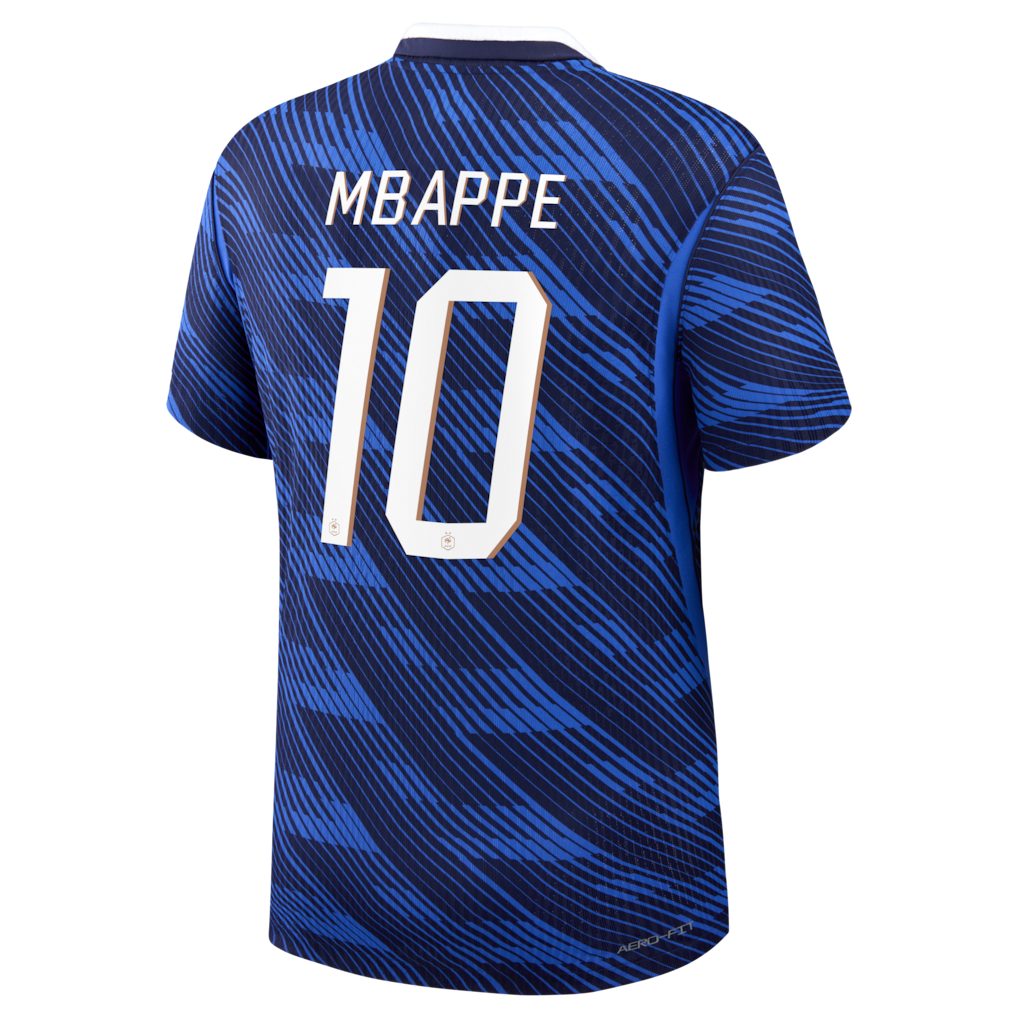 FRANCE 26 HOME WORLD CUP JERSEY MBAPPÉ #10