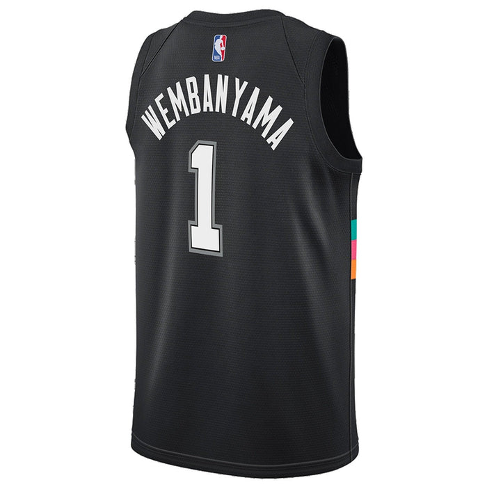 San Antonio Spurs Victor Wembanyama #1 Statement Edition Jersey - Silver Gray