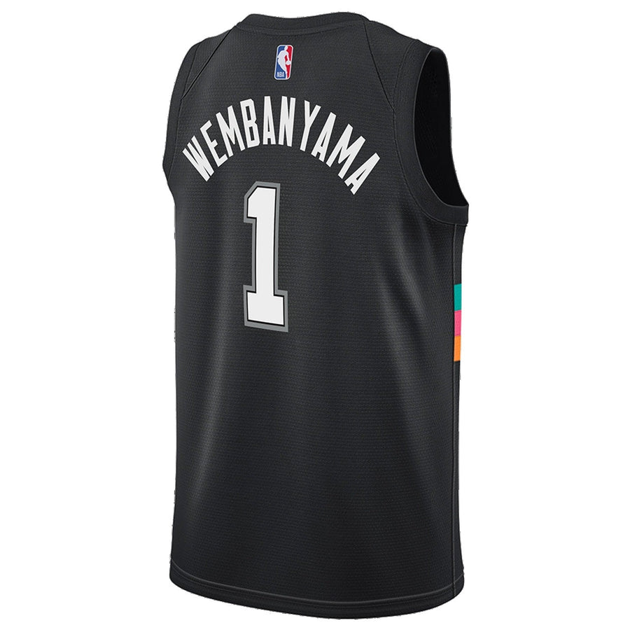 San Antonio Spurs Victor Wembanyama #1 Statement Edition Jersey - Silver Gray