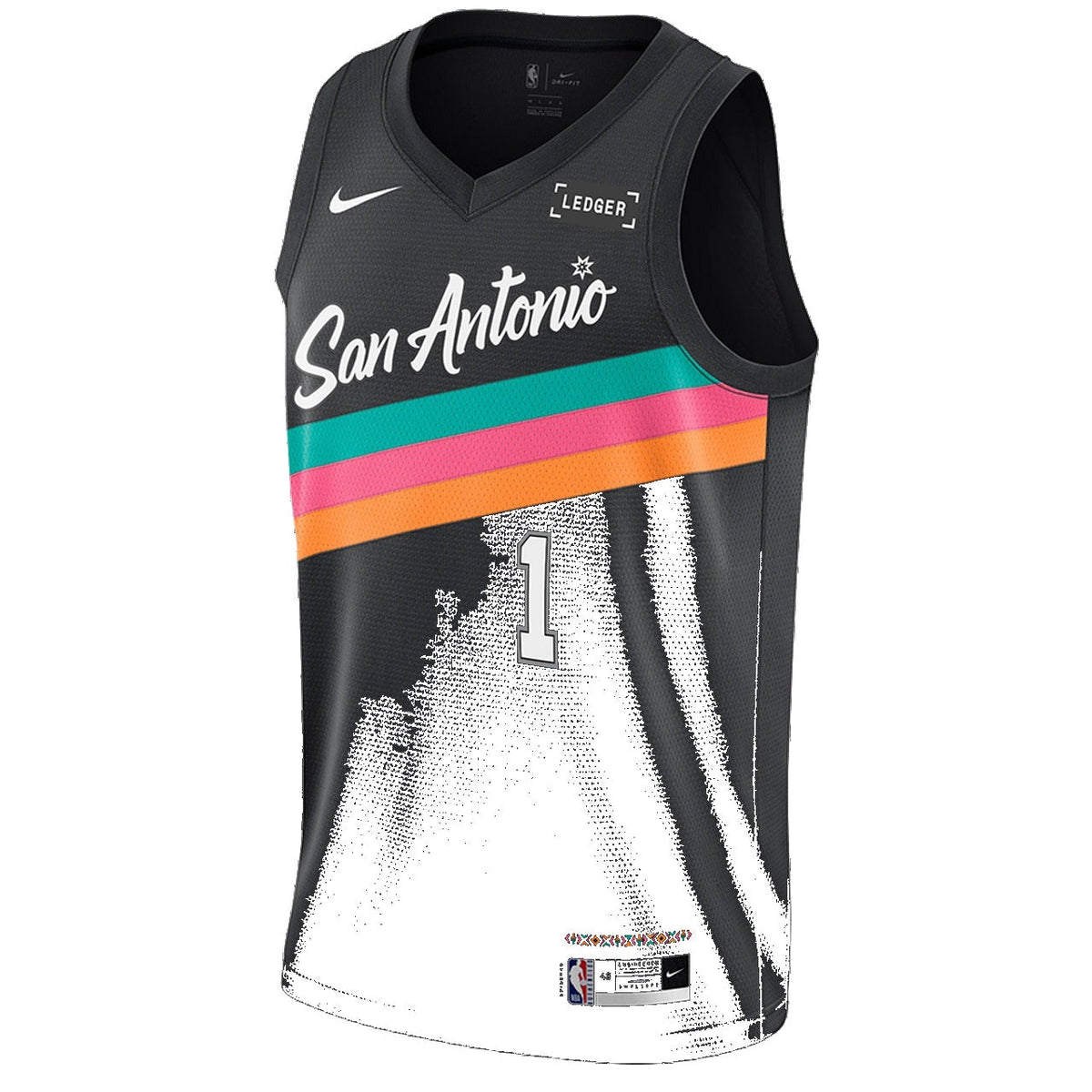 San Antonio Spurs Victor Wembanyama #1 Statement Edition Jersey - Silver Gray