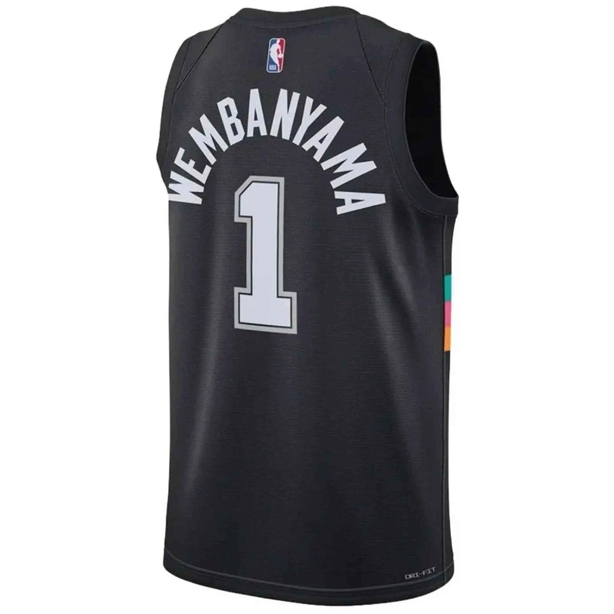 San Antonio Spurs Victor Wembanyama #1 Statement Edition Jersey - Black