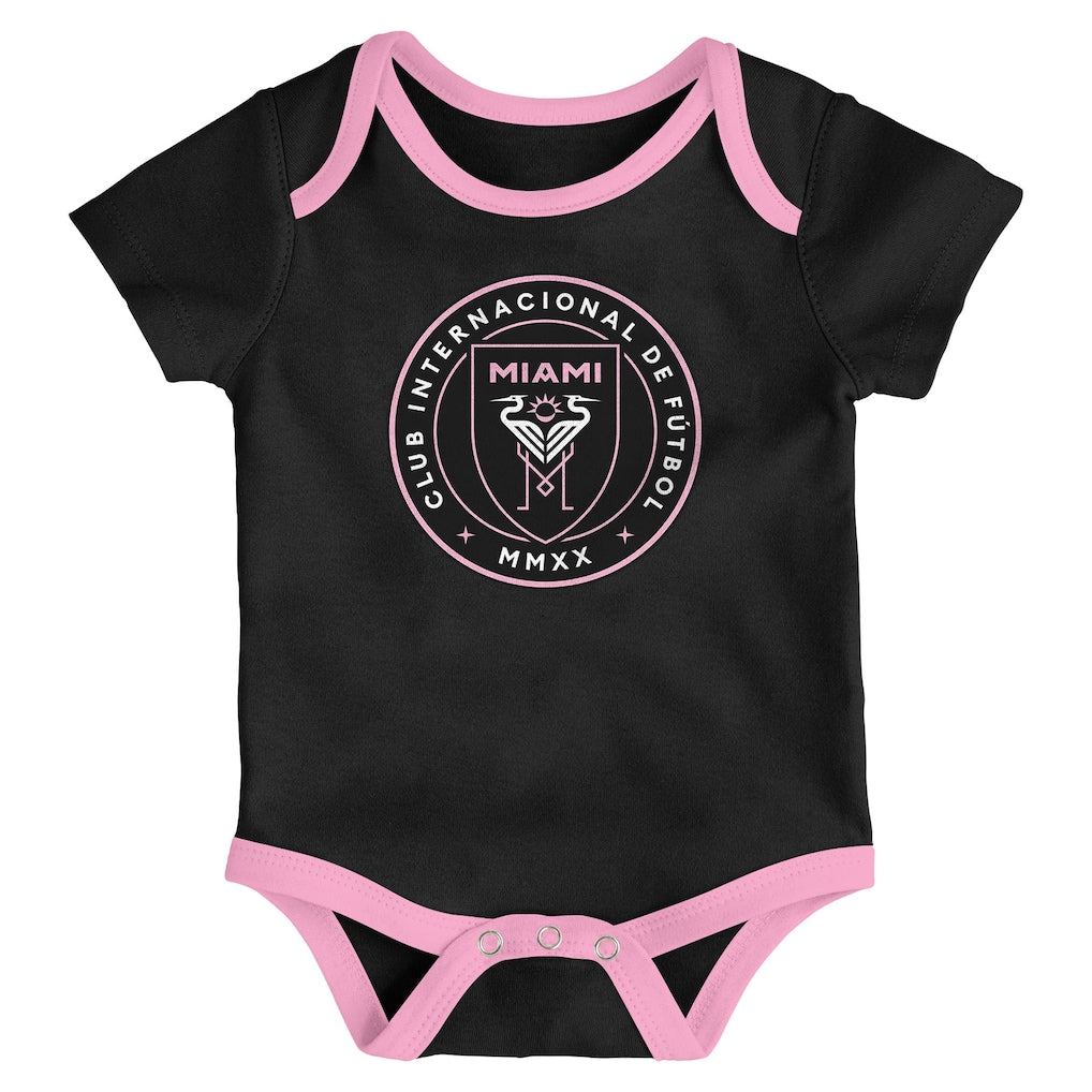 INTER MIAMI NEWBORN 3-PACK BODYSUIT