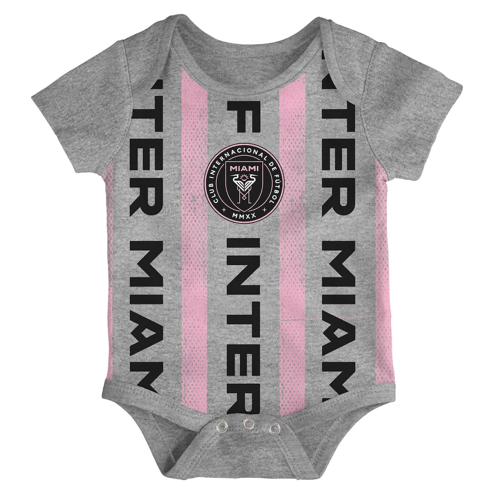 INTER MIAMI NEWBORN 3-PACK BODYSUIT