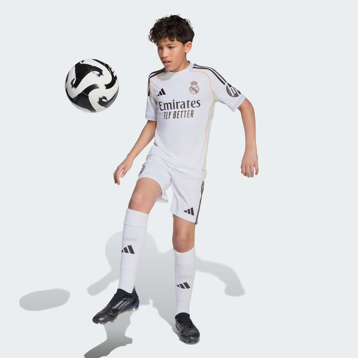 REAL MADRID HOME 25/26 KIDS SHORTS