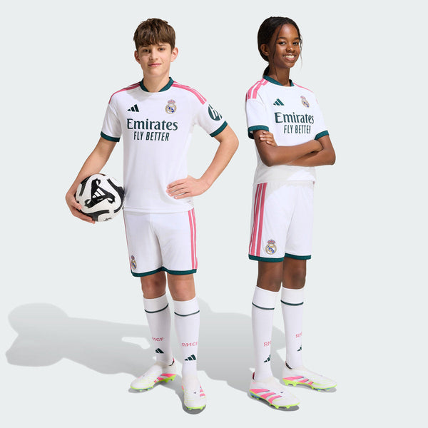 REAL MADRID HOME 26/27 KIDS SHORTS