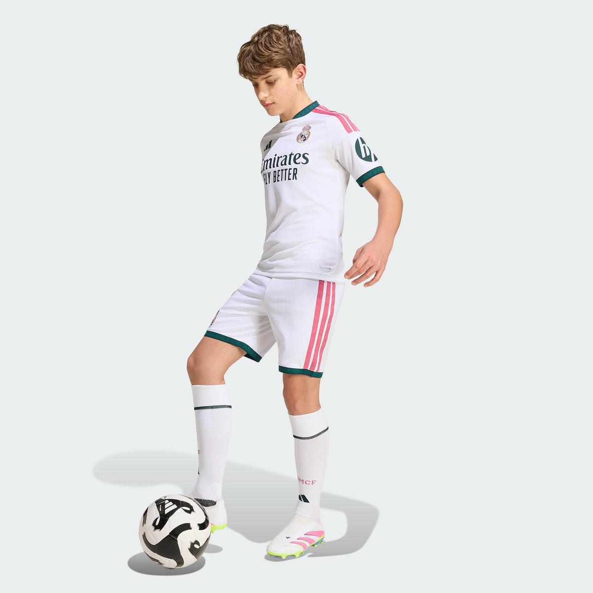 REAL MADRID HOME 26/27 KIDS SHORTS