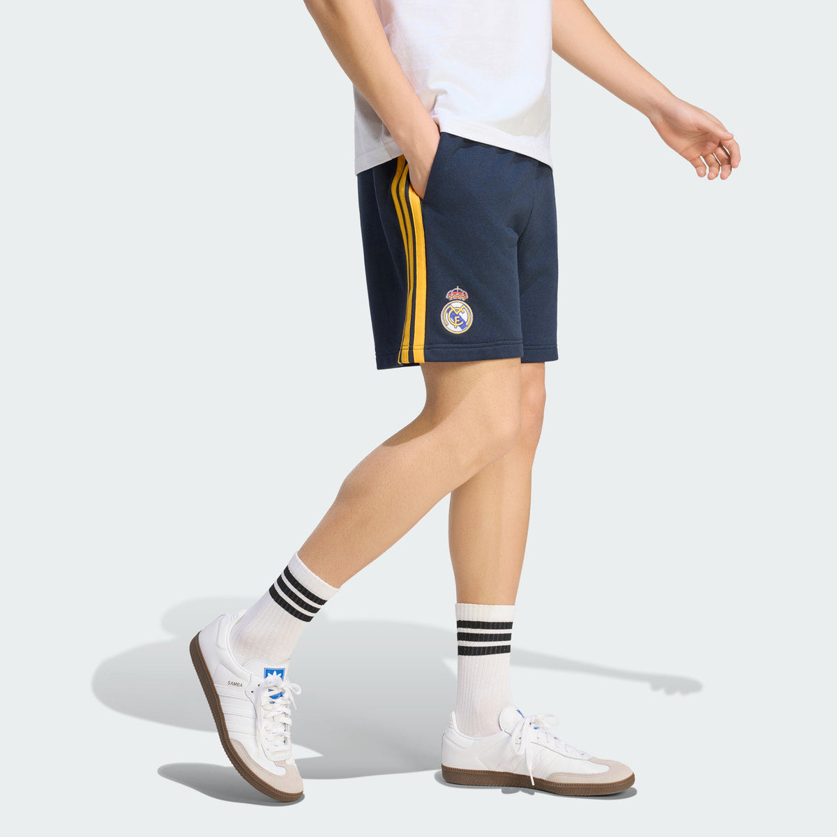 REAL MADRID LIFESTYLE SHORTS BLUE