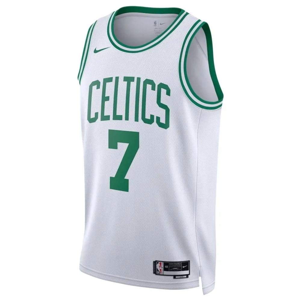 Boston Celtics Jaylen Brown #7 2025/26 Association Edition Jersey - White