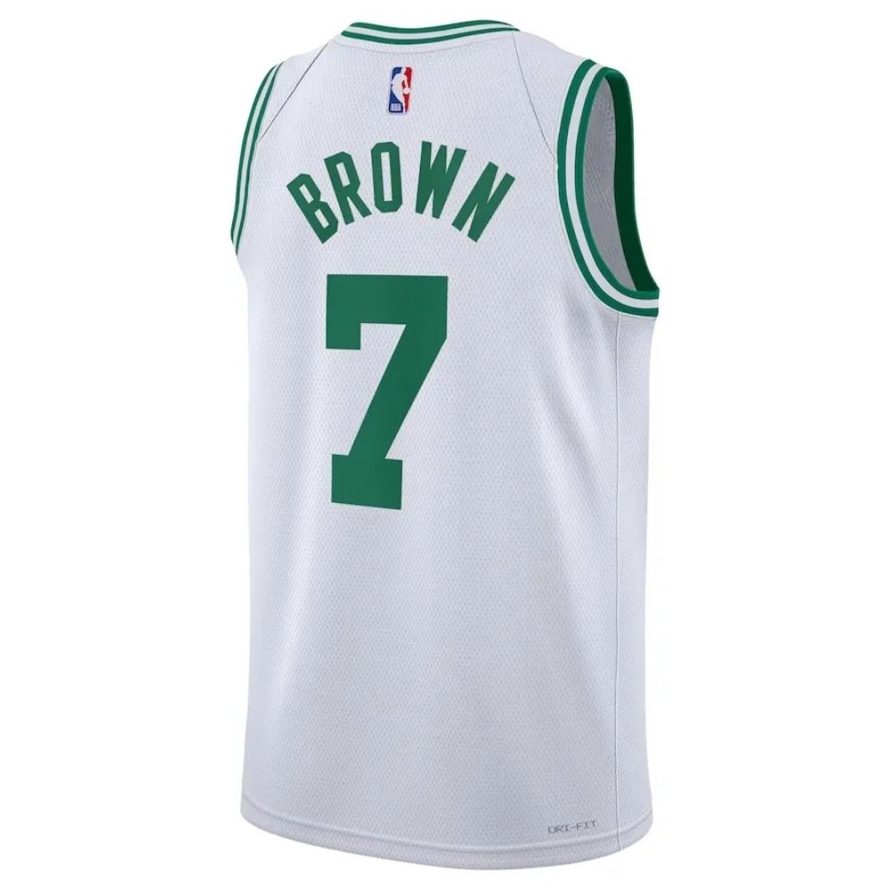 Boston Celtics Jaylen Brown #7 2025/26 Association Edition Jersey - White