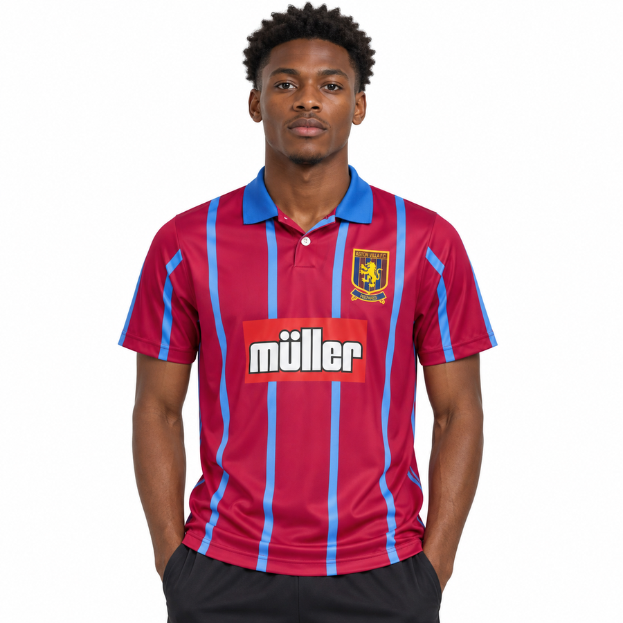 ASTON VILLA 93/95 RETRO HOME JERSEY
