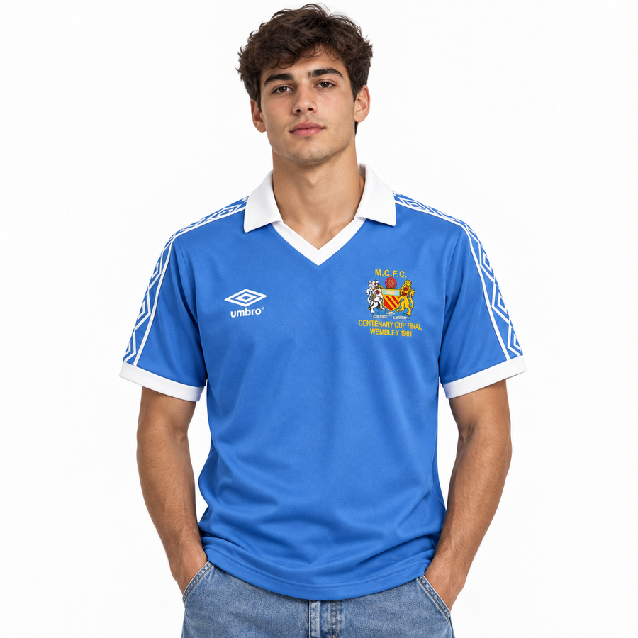 MANCHESTER CITY 81/82 RETRO HOME JERSEY