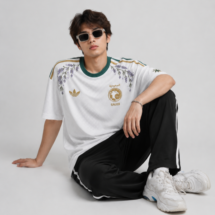 SAUDI ARABIA 26/27 AWAY EMBROIDERED PLAYER JERSEY