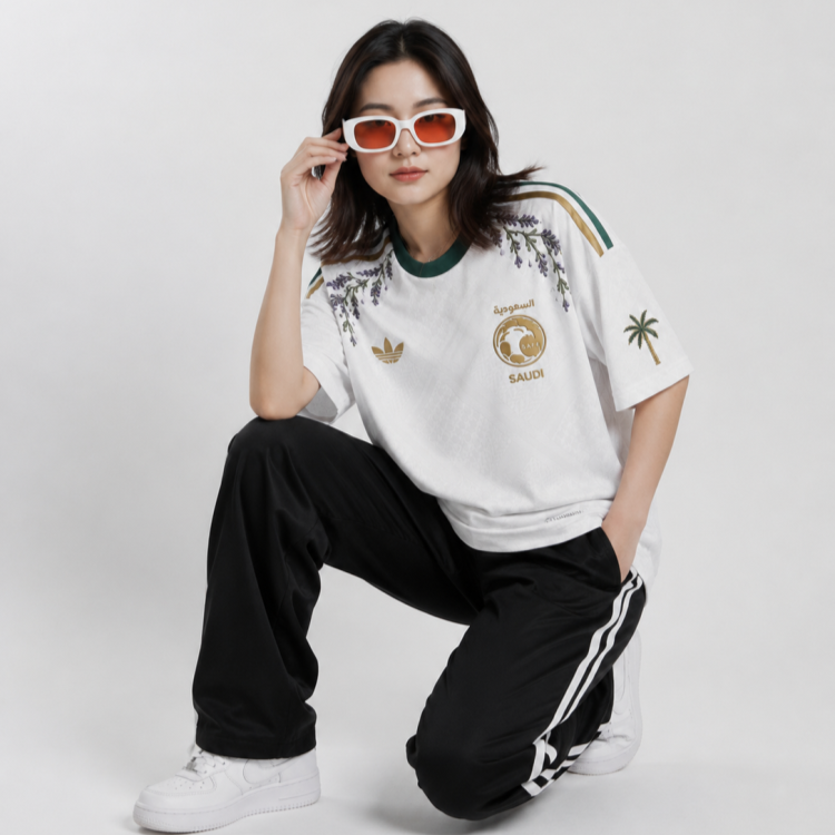 SAUDI ARABIA 26/27 AWAY EMBROIDERED PLAYER JERSEY