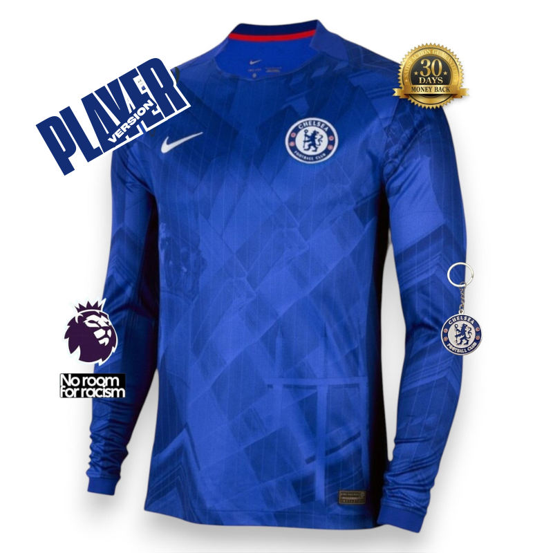 CHELSEA 25/26 HOME LONG SLEEVE AUTHENTIC JERSEY