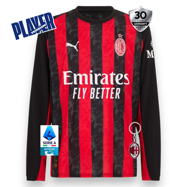 AC MILAN 25/26 HOME LONG SLEEVE AUTHENTIC JERSEY