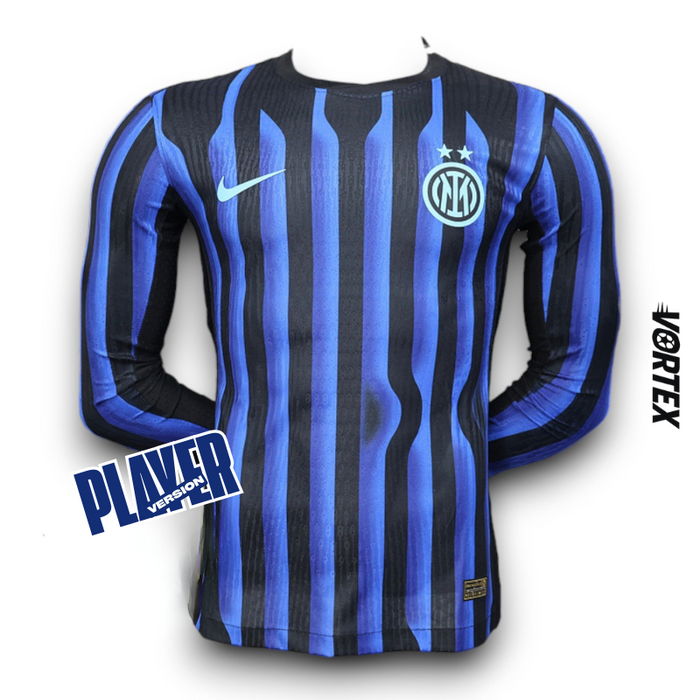 INTER MILAN 25/26 HOME LONG SLEEVE AUTHENTIC JERSEY