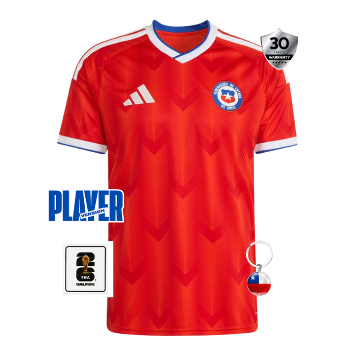 CHILE 26 HOME AUTHENTIC WORLD CUP JERSEY