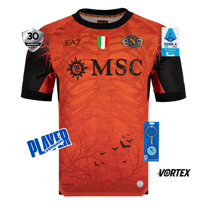 SSC NAPOLI 25/26 HALLOWEEN ORANGE AUTHENTIC JERSEY
