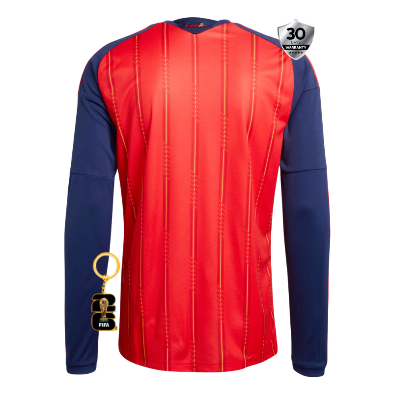 SPAIN 26 HOME LONG SLEEVE WORLD CUP JERSEY