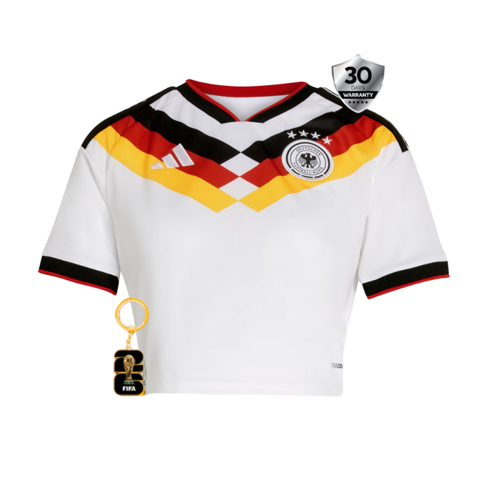 GERMANY 26 HOME CROPPED WORLD CUP JERSEY
