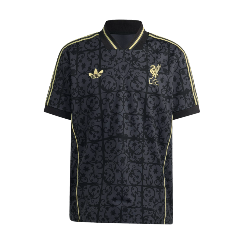 LIVERPOOL 25/26 ADIDAS LFSTLR BLACK GOLD T-SHIRT