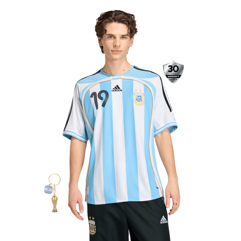 ARGENTINA 06 RETRO HOME JERSEY MESSI #19